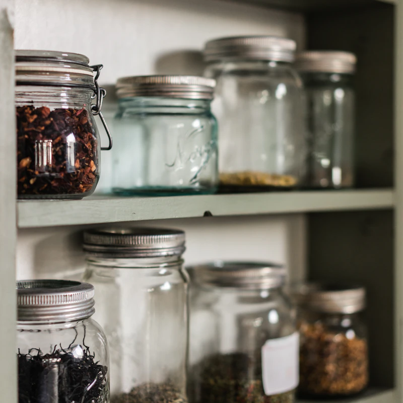 Airtight Glass Pantry Jars Set of 5 β Home & Kitchen at Mega Sale